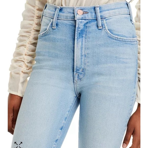 MOTHER The Hustler High Rise Flare Leg Ankle Jeans in California Cruiser Size 26 - Picture 5 of 13